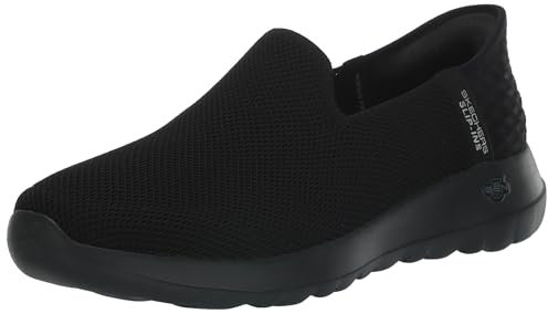 Skechers Women's Go Walk Joy Vela Hands Free Slip-Ins Sneaker, Black, 7