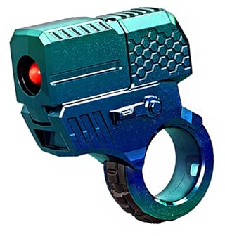 HNSYPX Legierung Anti Stress Spielzeug Multifunktionell, Kreativ Fidget Soft Bullet Guns Toy +20 Weiche Kugel Mini EDC Modisch, Antistress Spielzeug Dekompression (D)