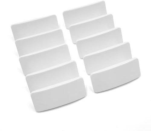 10 x Cockspur Window Handle Striker Plate Wedges - White (4mm)