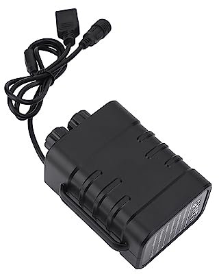 POENVFPO Battery Case, 18650 Battery Charger Box Waterproof Battery Pack with DC and USB Connectors for Bicycle Lamp and Smartphone