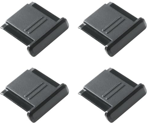 WBZOWRB 4 Stück Blitzschuhabdeckung,Blitzschuh Abdeckung,Schutzkappe Für Blitzschuhe,Blitzschuh-Abdeckkappe Geeignet Für Nikon,Panasonic,Olympus