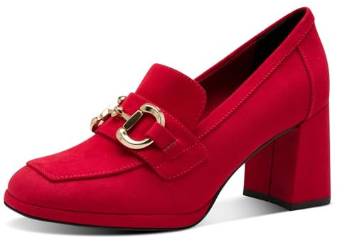 MARCO TOZZI Damen Trotteur Elegant Vegan, Rot (Red), 40 EU