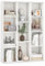 COSTWAY Libreria a 11 Cubi, Scaffale Moderno Geometrico con Kit Anti-Ribaltamento, Organizzatore di Libri Multifunzionale per Soggiorno Camera da Letto Studio, 74 x 24 x 106 cm