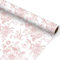 JarThenaAMCS Geschenkpapier mit Blumenmuster in Rotgold, Mini-Rolle, 43,2 cm x 100 cm, Vintage-Blumen-Geschenkpapier, dekoratives Kunstpapier für Bastelbedarf