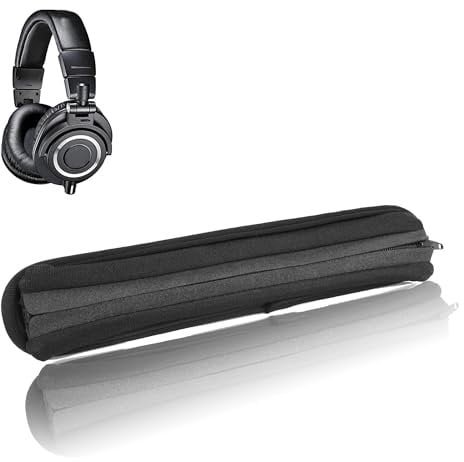 HAIZEEN Headband Compatible with Audio-Technica ATH-MSR7, ATH-M50X, ATH-M40X,ATH-M40, ATH-M30, ATH-M20, ATH-SX1 Headphones Headband Replacement Cushion(Durable Fabric)
