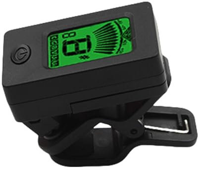 Accordeur de guitare à pince,Accordeur à pince pour guitare - Accordeur d'étalonnage acoustique à écran LCD | Accordeur d'instruments à cordes, réglage rapide et précis pour guitare, basse, ukulélé, v