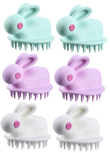 WATIIFUFU 6pcs Shampoo Brush Skin Exfoliator Brush Hair Cleansing Brush Hair Brush Home Massage Comb Hairbrush Scalp Mens Hairbrush Hair Teasing Comb Massagers Pp