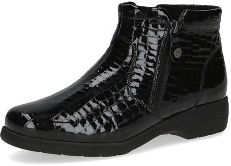 CAPRICE Comfort Women's leather ankle boots extra width H