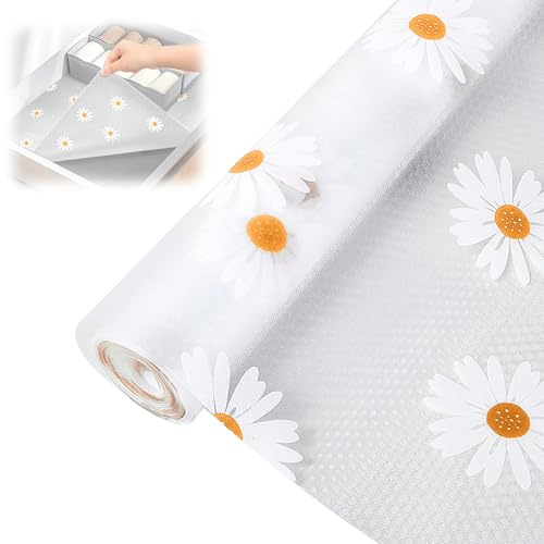 YALiya Transparent Schubladenmatte Küche, Antirutschmatte Schrankpapier | 30 * 500 cm, Zuschnitt, für Küchenschränke, Regale, Schubladenverkleidungen, Kühlschrankablagen