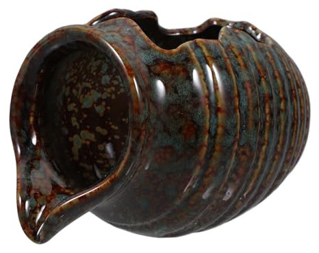VANZACK Fontaine À Eau en Pot en Céramique pour Jardin Fontaine Dextérieur Décorative
