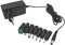 JZK 12V 2000 mA Fuente de alimentación, Adaptador de 12 V y 2 A, Cargador de Pared CA-CC con 7 Conectores CC para Teclado Yamaha, Tira LED, cámara CCTV, Router, Radio y Disco Duro Externo ﻿