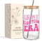 Jars Nova 18th Birthday Gifts for Girls | 18th Birthday Present | Glass Cups with Lids and Straws for Women Best Friend Sister Gift