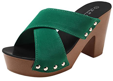 Luadnysin Sandales Femme Été Et Nu-Pieds Confort Chaussures Femmes Plates Pour Cuir Talon Chaussure Ete Nu Pieds Sandale Compensee Eté Nue Pied Confortable Élastique D'été Chic
