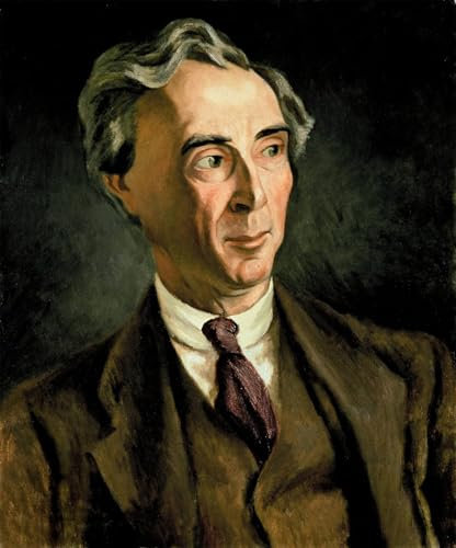 RZHRHJES Ölgemälde Wandbilder Abstrakte Leinwand Kunst Wandkunst Bild Druck Bertrand Russell von Roger Eliot Fry Kunst Leinwand Poster für Wanddekoration 60x90cm