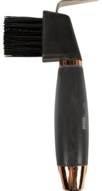 HKM Soft Hoof pick Black/Rose-Gold One Size