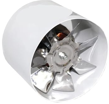 Ventilatore Ventola Per Condotto Di Ventilazione Da Bagno 100 Mm, Cappa Cucina, 4 Pollici,per sfiato