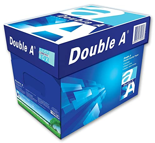 Double A Drucker-/ Kopierpapier Expressbox: A4, 80 g/m², 2500 Blatt (lose), weiß
