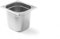 HENDI Gastronormbehälter, Temperaturbeständig von -40° bis 300°C, Heissluftöfen-Kühl- und Tiefkühlschränken-Chafing Dishes-Bain Marie, Stapelbar, 3.4L, GN 1/6, 176x162x(H) 200mm, Edelstahl