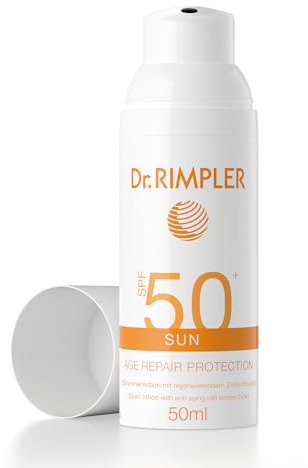 Dr. RIMPLER SUN Age Repair Protection SPF 50+ (50 ml) - leichte, Anti Aging Sonnenschutzlotion für das Gesicht mit sehr hohem Lichtschutz