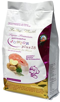Futter-Shuttle - Getreidefreies Welpenfutter Plus18 10kg Sack - Futter für Welpen ohne Getreide - Puppyfutter - Ideal zur Welpenaufzucht