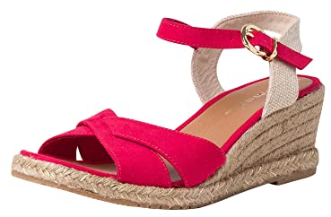 Tamaris Damen 1-1-28367-38 Keilsandale, Raspberry, 39 EU