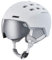 Head Skihelm Rachel 5K White + SL M/L (56-59 cm) Alpinski Helm mit Visier Snowboardhelm