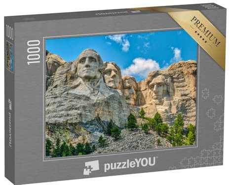 puzzleYOU: Puzzle 1000 Teile „Mount Rushmore“ – aus der Puzzle-Kollektion Amerika