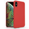N NEWTOP Cover NL Compatibile per iPhone X/XS, Custodia TPU SOFT Gel Silicone Ultra Slim Sottile Flessibile Case Posteriore Protettiva (Rosso)