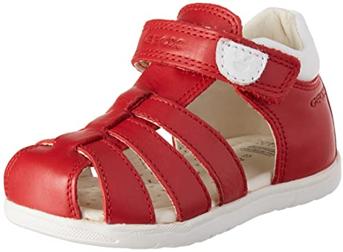 Geox Baby Boys' B Macchia Boy Sandal, Red White, 3 UK
