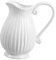 Healvian 1stk Blumenvase Aus Keramik Künstlicher Gänseblümchentopf Milchkanne Deko Land Keramikblumenvase Künstliche Blumenvase Keramikvase Mit Henkel Kunstpflanze Topfständer Weiß Haushalt