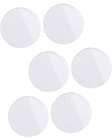 Abaodam 6stücke Glaslinse Für Uhren Klare Uhr Objektiv Displayschutzlinse Für Uhren Ersatzlinse Für Glaslinse Für Ersatz Uhr Klare