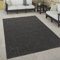 Paco Home Outdoor Teppich wetterfest Skandinavisch für Terrasse, Balkon & Garten pflegeleicht & robust Modernes Design Indoor & Outdoor geeignet, Grösse:240x340 cm, Farbe:Anthrazit