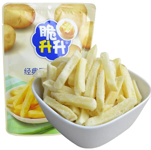 Gluten Free Potato Chips,40g/bag,is Crispy and Delicious,Party Casual Snacks,Office Snacks,Crispy French Fries, Potato Chip Snack Pack, Protein Potato Fries (Original,10bags)