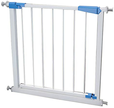 FLYIFE Haustier-Laufgitter, Haustier-Zaun, Sicherheitstor, Stange, Selbstschließend, Stanzfreies Treppengitter, Treppengeländer/High 76Cm/146-153Cm