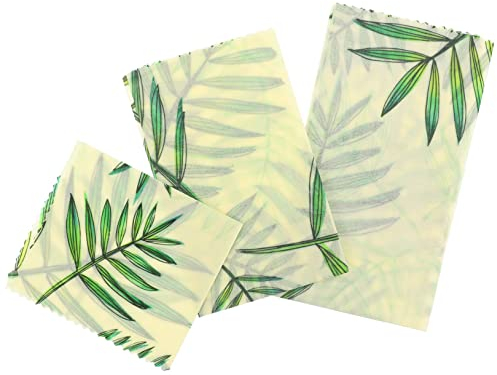 Garneck Diy Beeswax Wrapping Paper Food Packing Paper Beeswax Reusable Wax Wraps for Cooking Baking