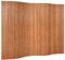 vidaXL Paravent, Raumteiler Pflegeleicht,Trennwand für Wohnzimmer Schlafzimmer Büro, Spanische Wand Sichtschutz, Modern, Braun Bambus