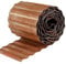 Bordure de jardin en métal ondulé, galvanisé, 30,5 cm x 6,1 m, bordure de pelouse, bordure de jardin, bordure de plantes de jardin, bordure de paysage, bordures d'arbre de fleurs à faire soi-même