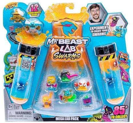 MrBeast Lab Swarms Atomic Series 12 Pack – Panther Claws, Orange