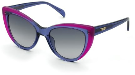 TOUS Damen Stoc34v Sonnenbrille, Glänzendes Opal Violet, 53/19/140
