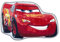 Nada Home 6912 Disney Cars Teppich rutschfest Kinder Lightning McQueen 50 x 75 cm