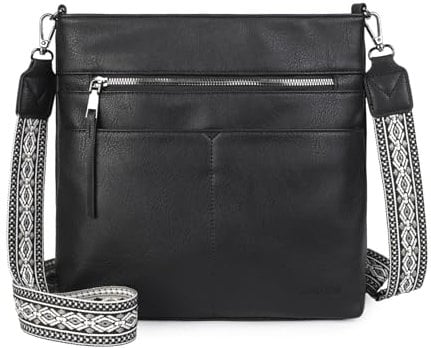 Gladdon handbags for women,damenhandtasche,umhängetasche damen mittelgroß,Crossbody Bag, Leder handtaschen multi pochette tasche,Schultertasche mit Breite Schultergurte Jacquard-Gewebe