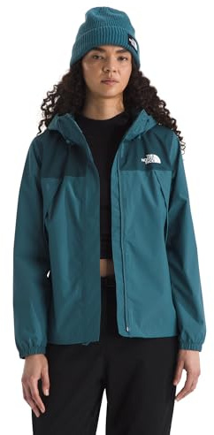 The North Face Damen Antora Rain Jacke, Space/Deep Cypress, M