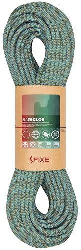 FIXE - Cuerda Dinámica FOIXARDA para Escalada Deportiva - 9,8 mm de Diámetro - Poliamida - Roca y Rocódromo - 80 m - Color Verde