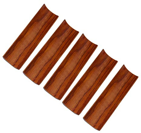 HOLIDYOYO 5stücke Holzteller Als Handtuchablage Servierteller Aus Hochwertigem Holz Essgeschirr Mit Natürlichem Stil Für Küche Und Bad