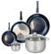 ELO 9747350 Kochgeschirr-Set, 5-teilig, 3 Bratpfannen 20, 28 und 32 cm, 2 Kochtöpfe 12 und 24 cm Elo Prima glänzend, Edelstahl, Induktion