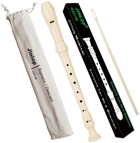 Soprano Recorder Instrument German Fingering Recorder With Cleaning Stick, Cotton Pouch as Gifts for Musical Instrument Lovers