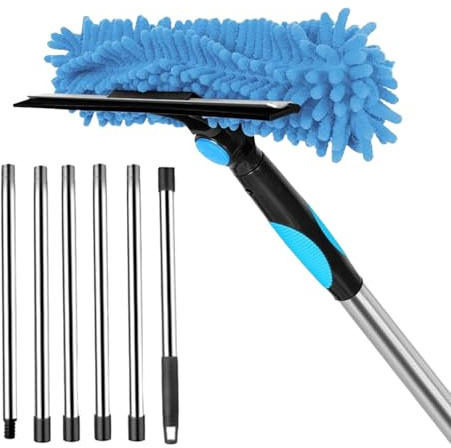 Rrlihjgu Long Handle Duster - Long Handle Duster with Extension Tube | Dust Remover Attachment Cleaning Tools for Furniture Ceilings