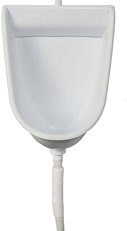 Urinario de plástico montado en la pared, diseño de enjuague de alta eficiencia sin agua para baño, garaje, inodoro público, apto para adultos y niños