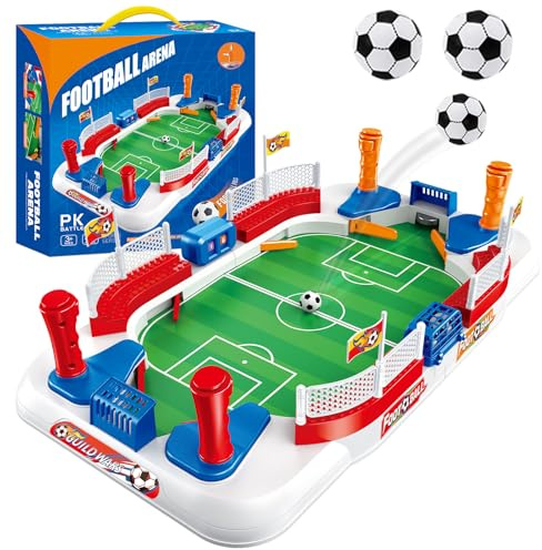 EACHHAHA Fusball Geschenke für Jungs,Mini Tischfussball Spiele(Large) | Party Tischfußball Interaktive Eltern Kind Brettspiele,Verbessern Sie das Interesse der Kinder am Sport