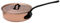 BAUMALU - Sauteuse avec Couvercle - Cuivre Étamé - Tous Feux sauf Induction - Manche Fixe en Fonte - Rebord Haut Anti-Éclaboussures - Design Traditionnel Français Made in Alsace - Ø20cm - Cuivre